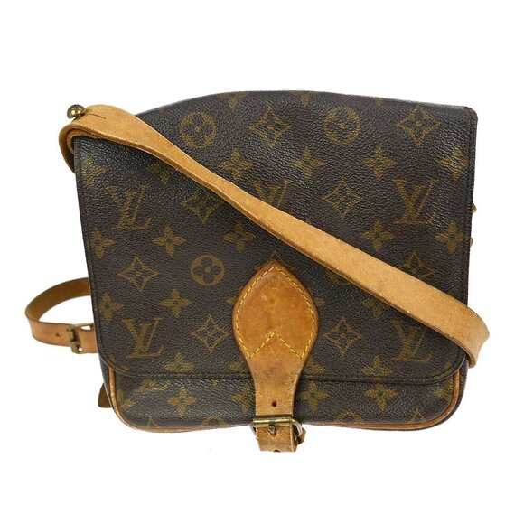 LOUIS VUITTON CARTOUCHIERE MM SHOULDER BAG MONOGRAM M51253 8904SL XX70369 BN03 - Picture 11 of 15